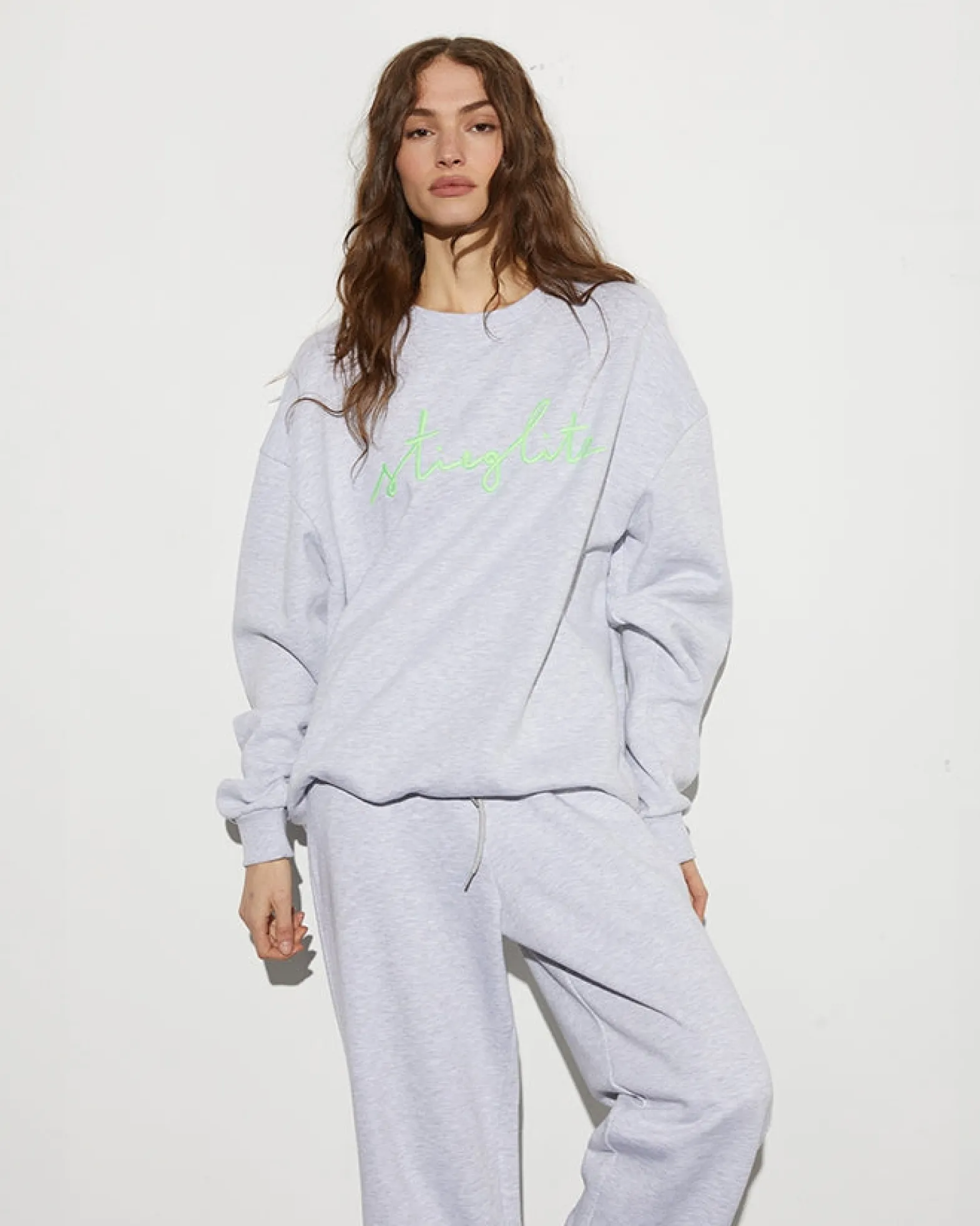 Aiko Sweater | Melange Grey^STIEGLITZ Hot