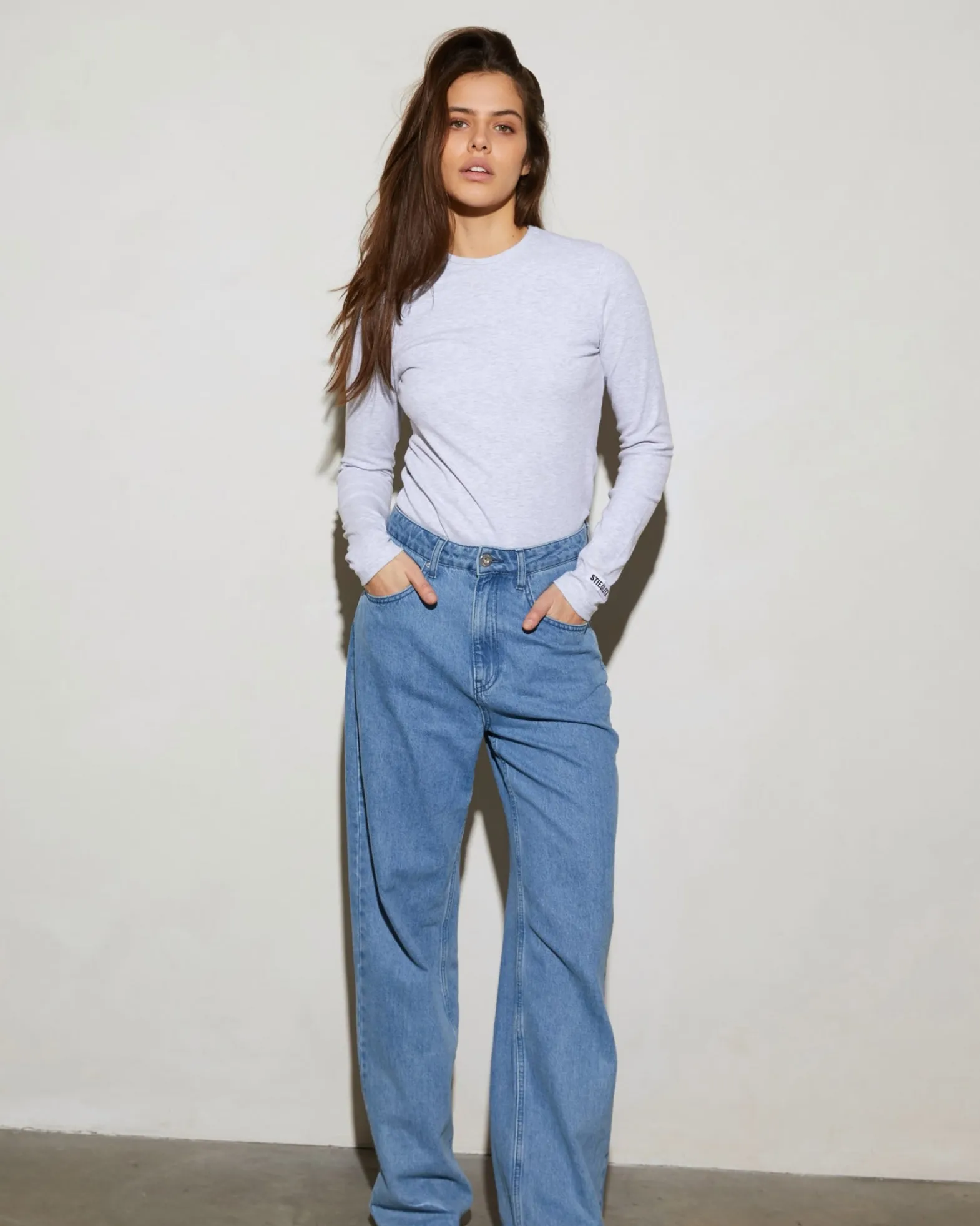 Basic Longsleeve | Melange Grey^STIEGLITZ Store