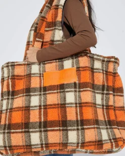 Check Teddy Bag | Orange^STIEGLITZ Sale