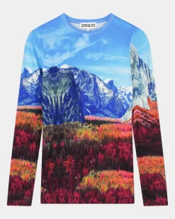 Dusa Longsleeve Top | Blue^STIEGLITZ Store