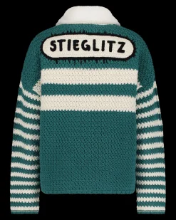 Kayden Crochet Jacket | Green^STIEGLITZ Best Sale