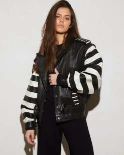 Leather Gael Biker Jacket | Black^STIEGLITZ Store