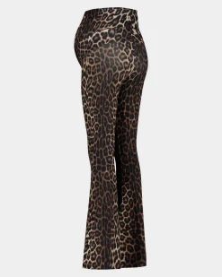 Leopard Maternity Flared Broek | Brown^STIEGLITZ Store