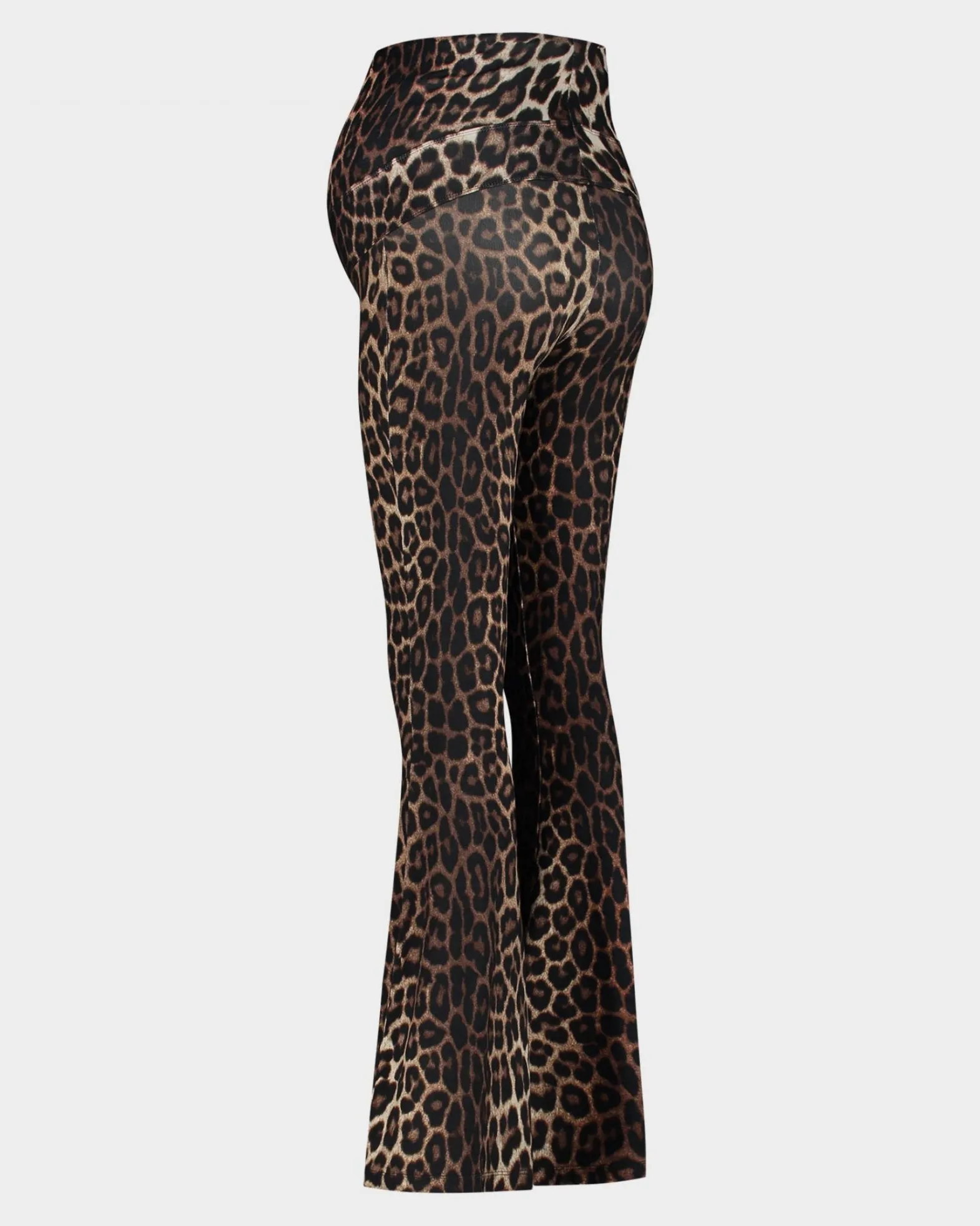 Leopard Maternity Flared Broek | Brown^STIEGLITZ Store