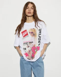 Lila Oversized T-shirt | White^STIEGLITZ Fashion