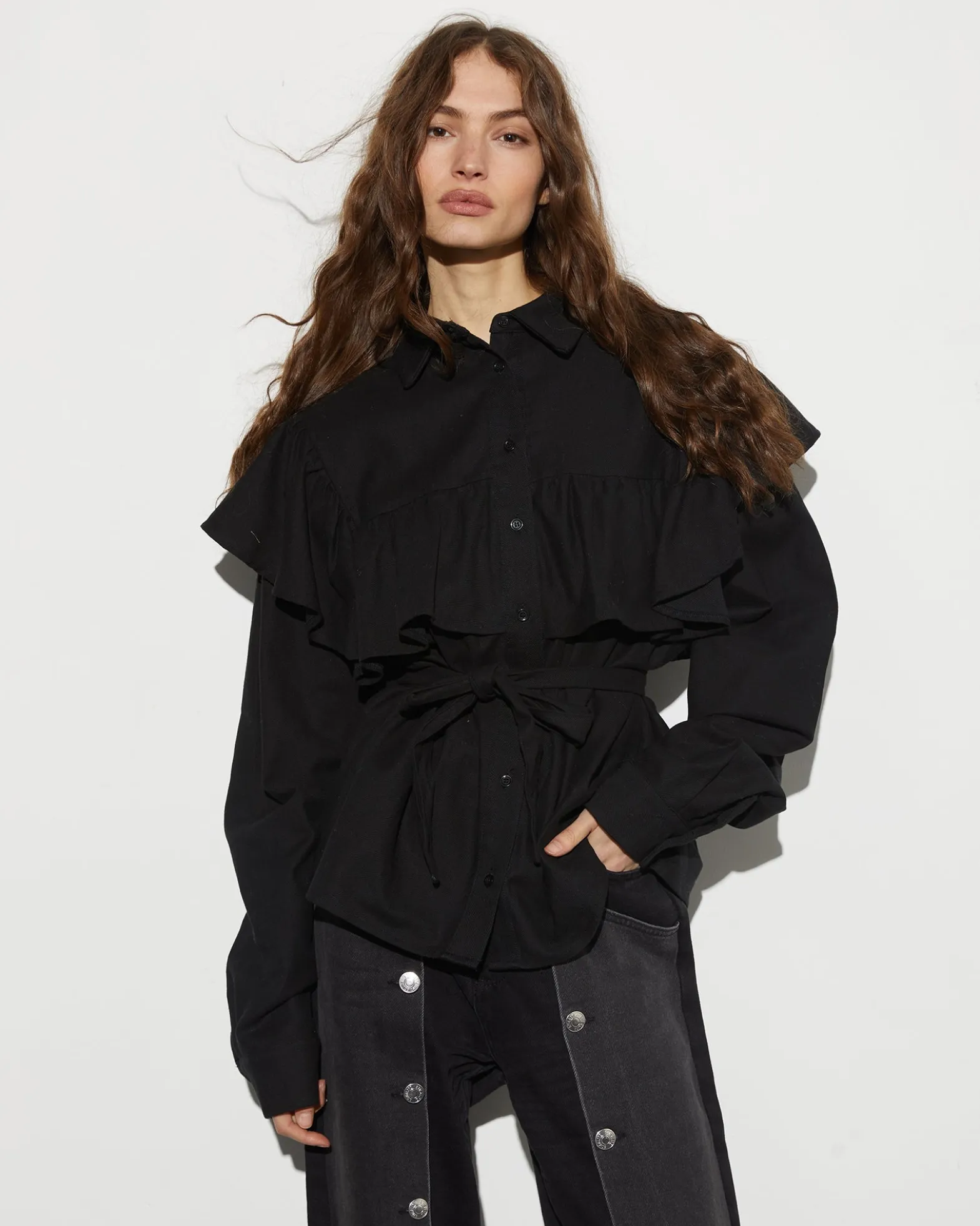 Matia Blouse | Black^STIEGLITZ Clearance