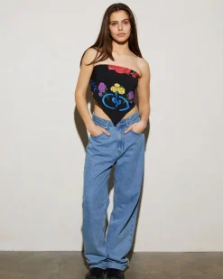 Perla Scarf Top | Black^STIEGLITZ Cheap