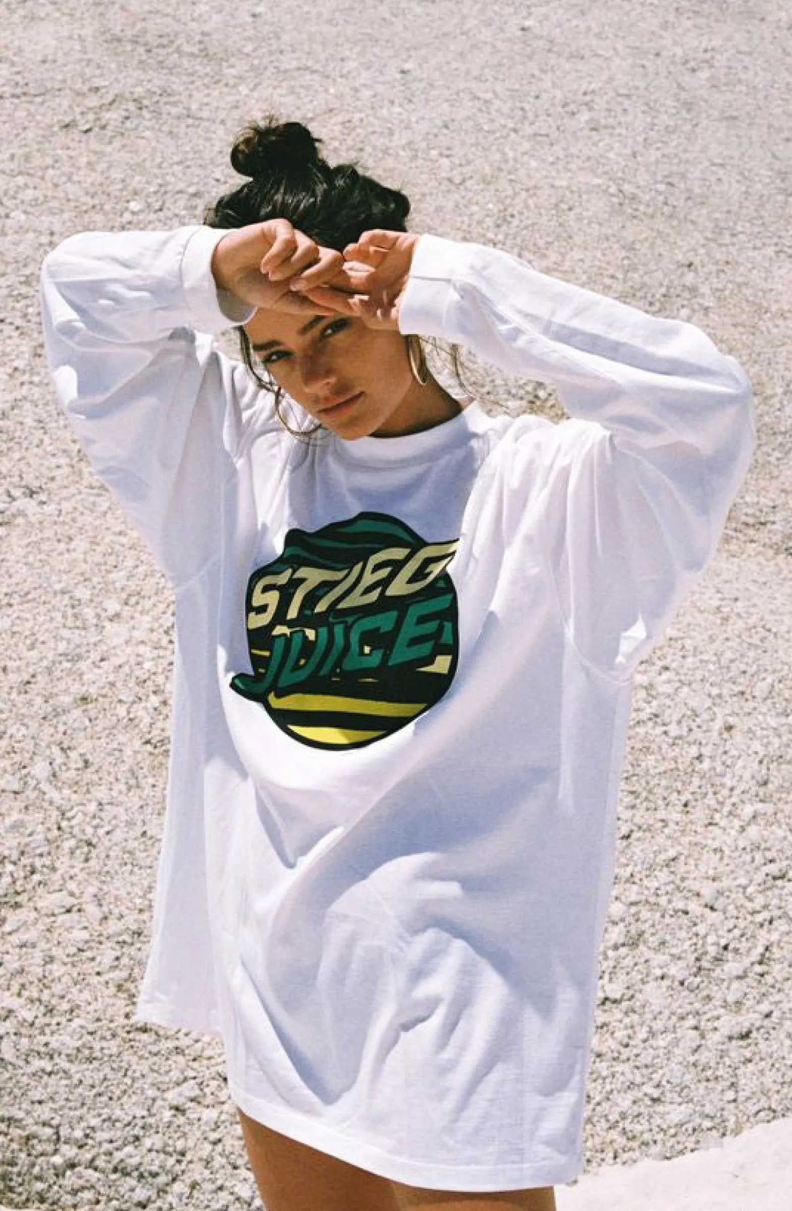 Stieg Juice Skate Longsleeve | White^STIEGLITZ Outlet