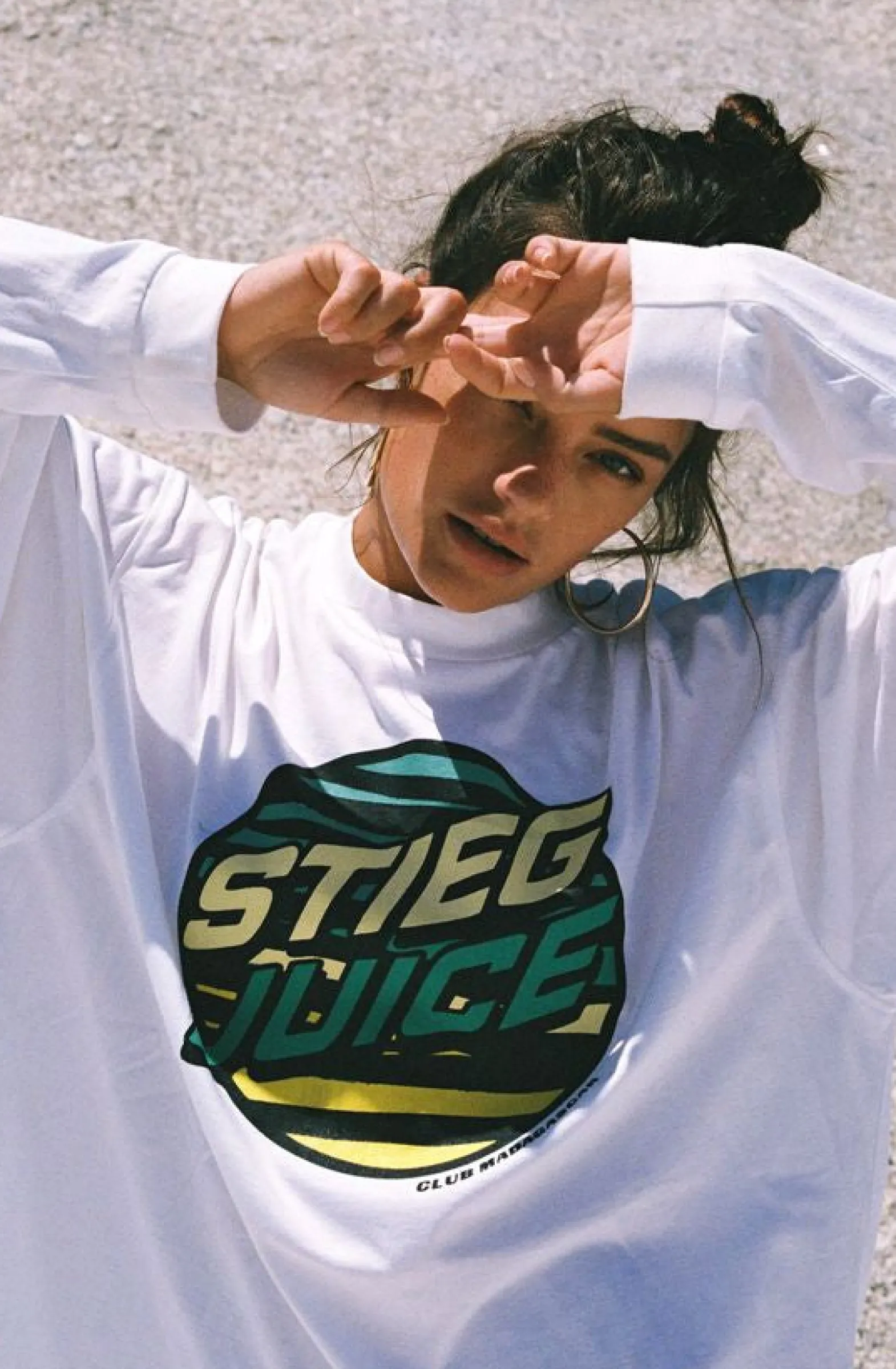 Stieg Juice Skate Longsleeve | White^STIEGLITZ Outlet