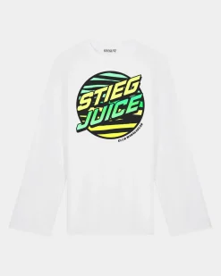 Stieg Juice Skate Longsleeve | White^STIEGLITZ Outlet