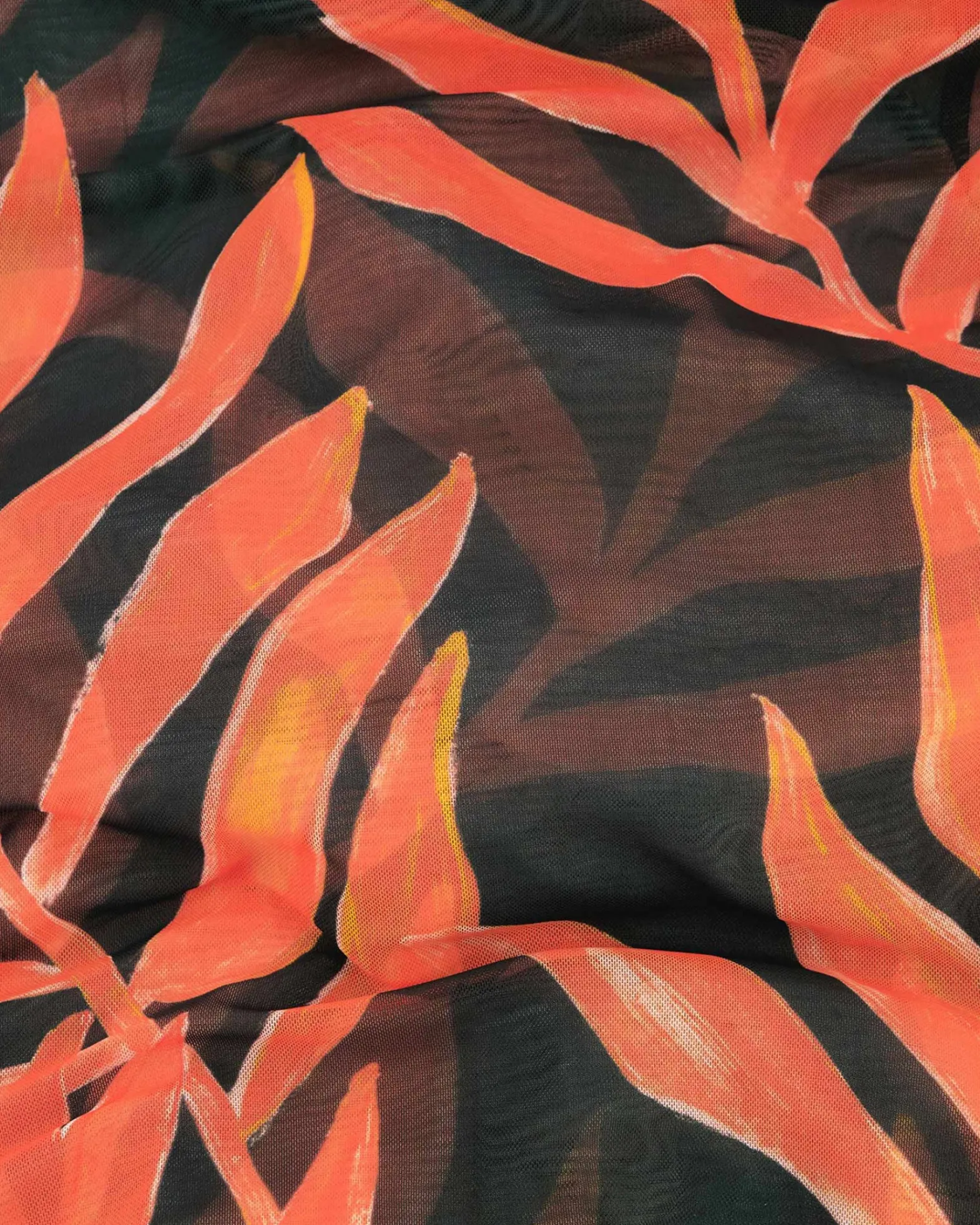 Tais Mesh Jurk | Orange^STIEGLITZ Best Sale