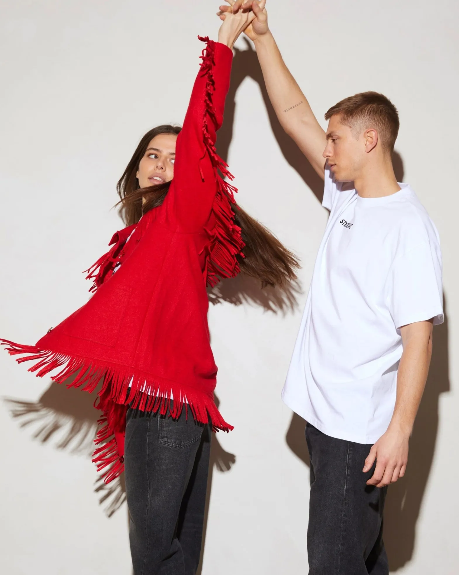 Wool Fringe Jacket | Red^STIEGLITZ Flash Sale