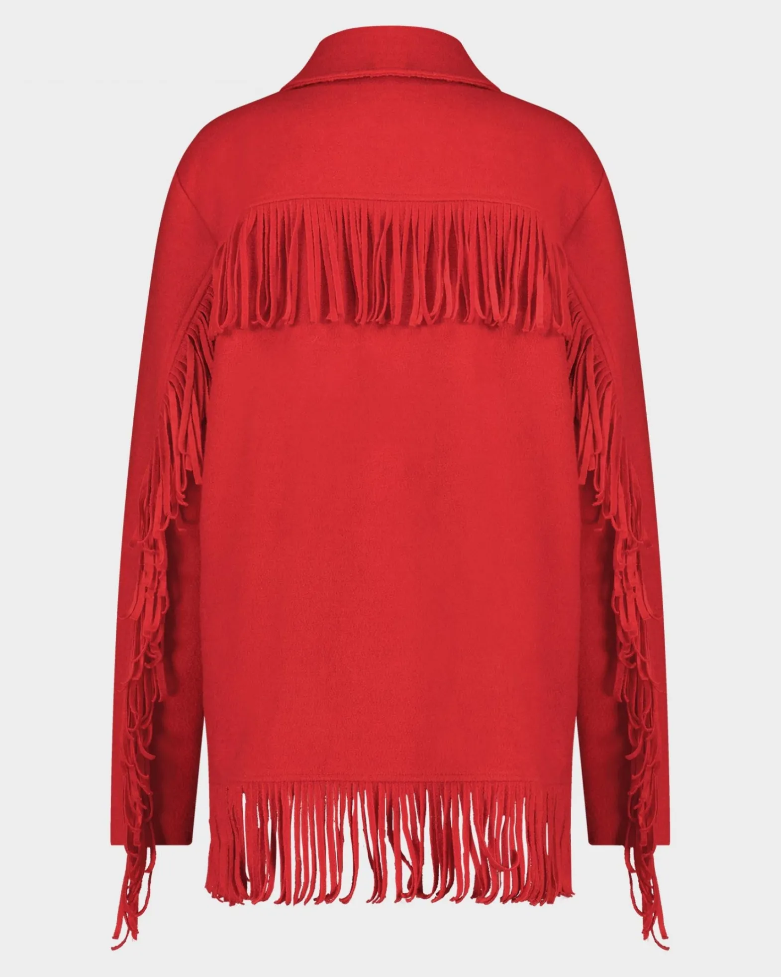 Wool Fringe Jacket | Red^STIEGLITZ Flash Sale