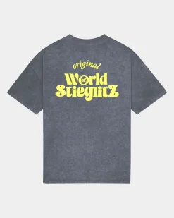 World Of Stieg Oversized T-shirt | Black^STIEGLITZ Flash Sale