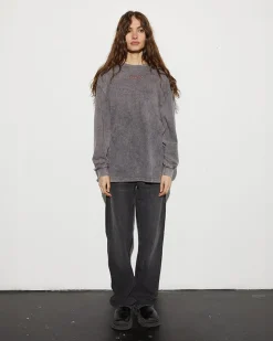 Worn Out Skate Longsleeve | Washed Grey^STIEGLITZ New