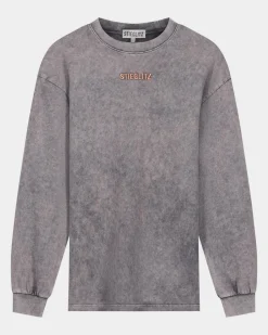 Worn Out Skate Longsleeve | Washed Grey^STIEGLITZ New