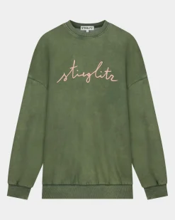 Worn Out Sweater | Green^STIEGLITZ Discount