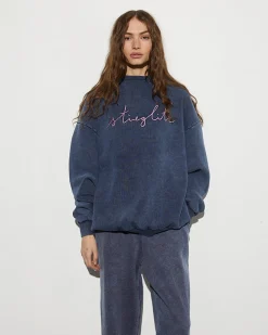 Worn Out Sweater | Washed Blue^STIEGLITZ New