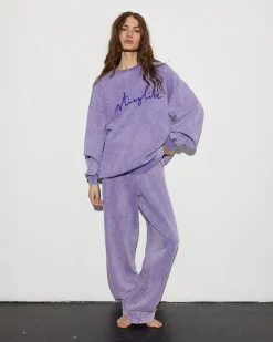 Worn Out Sweater | Washed Purple^STIEGLITZ Clearance